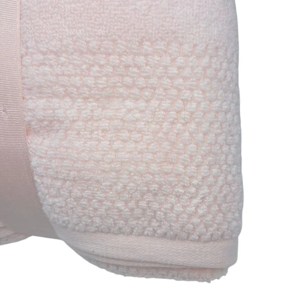 Revive Luxury Bath‎ 6pc Pink Cotton Towel Set Zero Twist 2Bath 2Hand 2Washcloths